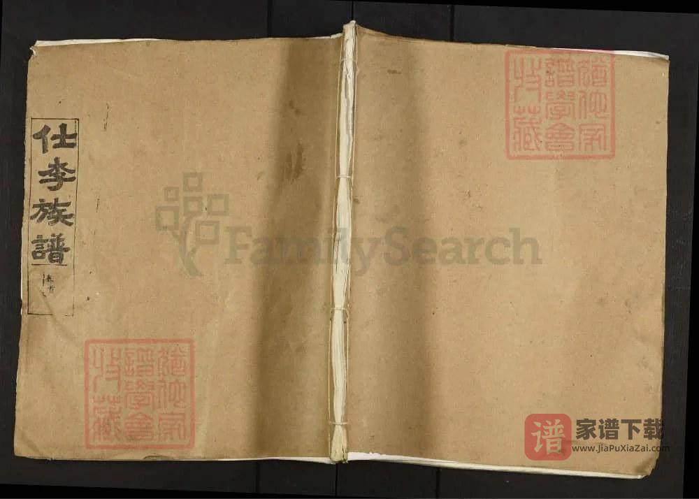 图片[1]-湖北孝感仕李族谱PDF高清电子版下载-家谱下载