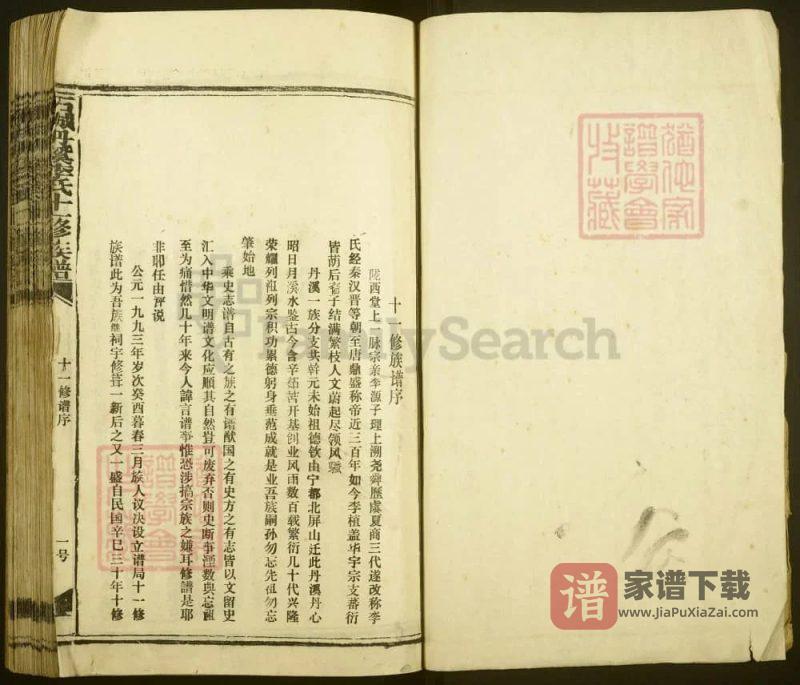 江西赣州石城丹溪李氏十一修族谱PDF高清电子版下载-家谱下载