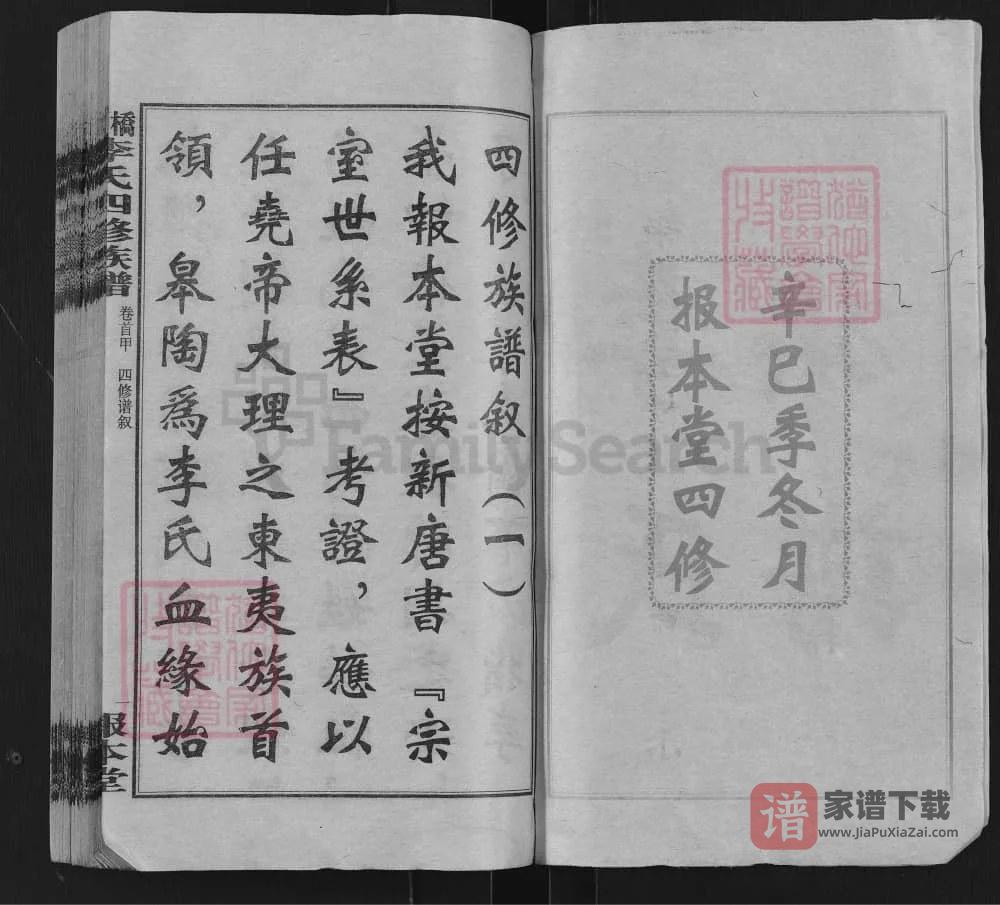 图片[2]-湖南湘乡桥头李氏四修族谱（报本堂）PDF高清电子版下载-家谱下载