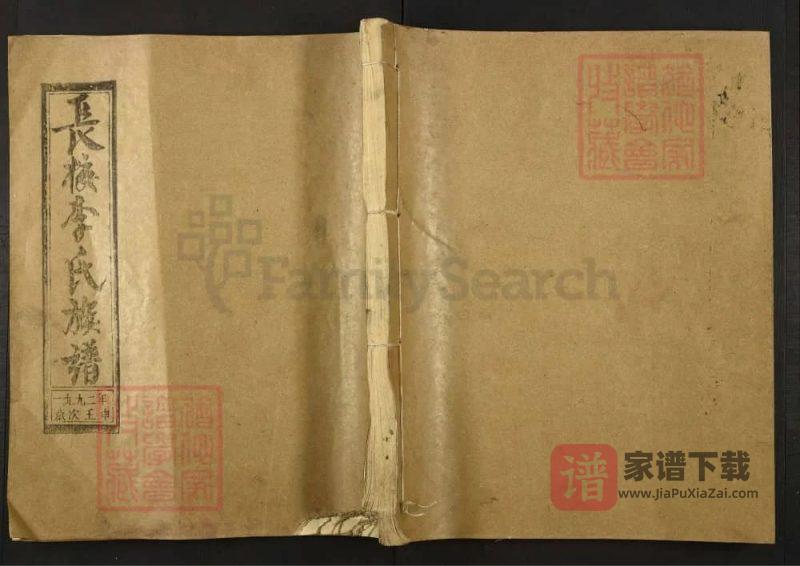 福建三明清流长校李氏七修族谱PDF高清电子版下载-家谱下载