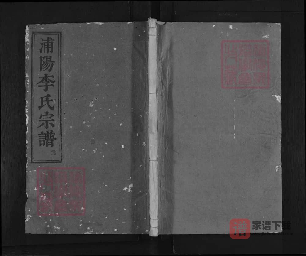 图片[1]-浙江杭州萧山浦阳李氏宗谱（民国29年本）PDF高清电子版下载-家谱下载