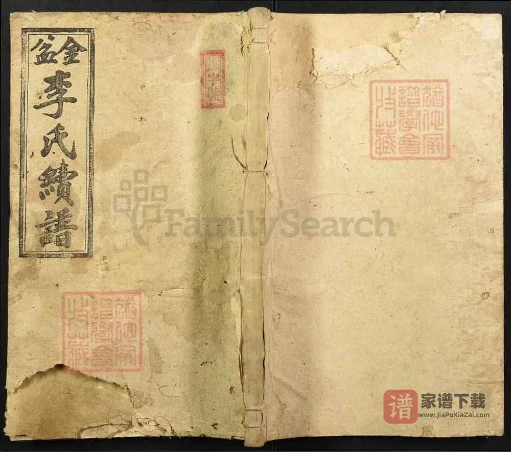 图片[1]-湖南邵东金盆李氏族谱（居善堂）PDF高清电子版下载-家谱下载