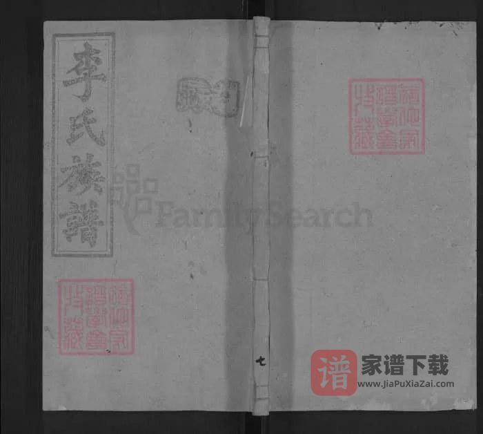 湖南邵阳洞口县草塘李氏三修族谱（陇西堂）PDF高清电子版下载-家谱下载
