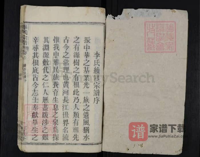 图片[2]-湖北黄冈楚黄李氏宗谱（青莲堂）PDF高清电子版下载-家谱下载