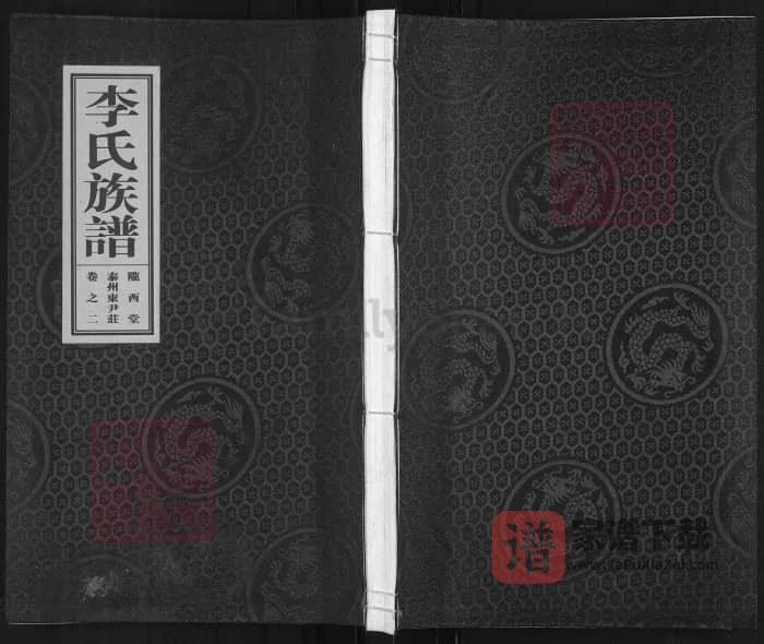 江苏泰州东尹李氏族谱（陇西堂）PDF高清电子版下载-家谱下载