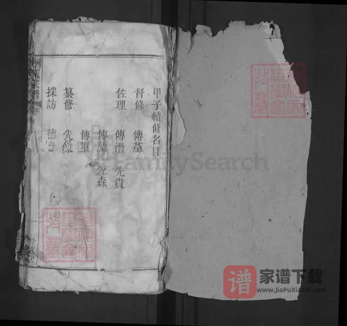 湖北武汉江夏区李氏支谱(青莲堂)PDF高清电子版下载-家谱下载