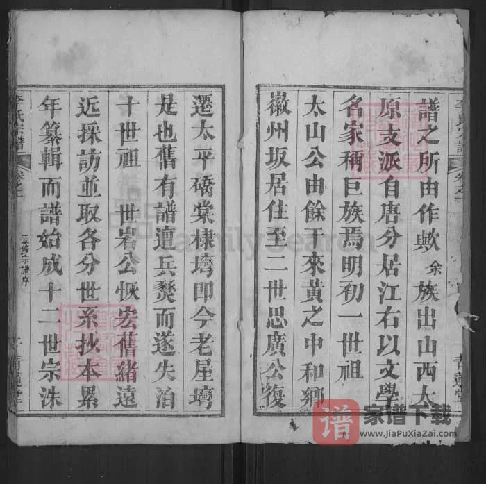图片[2]-湖北黄冈红安安邑李氏宗谱（青莲堂）PDF高清电子版下载-家谱下载