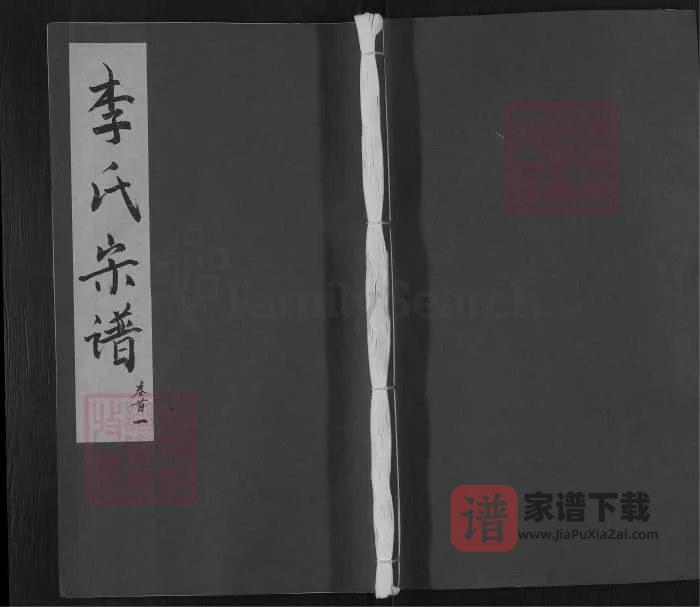 湖北武穴李氏宗谱（敬睦堂）PDF高清电子版下载-家谱下载