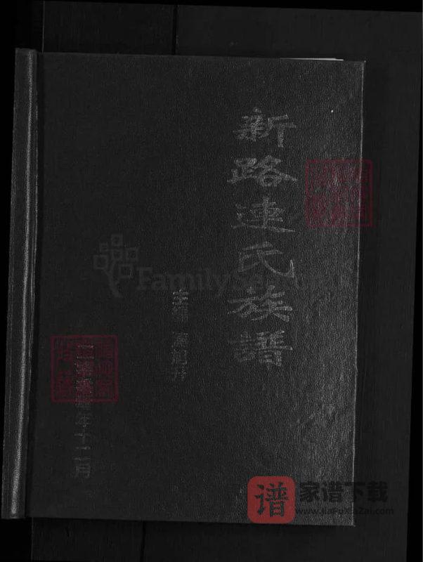 山西忻州新路连氏族谱PDF高清电子版下载-家谱下载