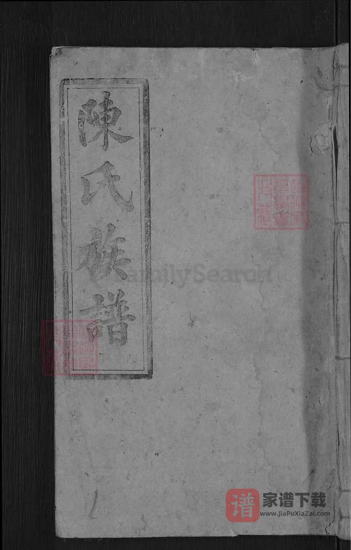 图片[1]-湖南桂东陈氏族谱PDF高清电子版下载-家谱下载
