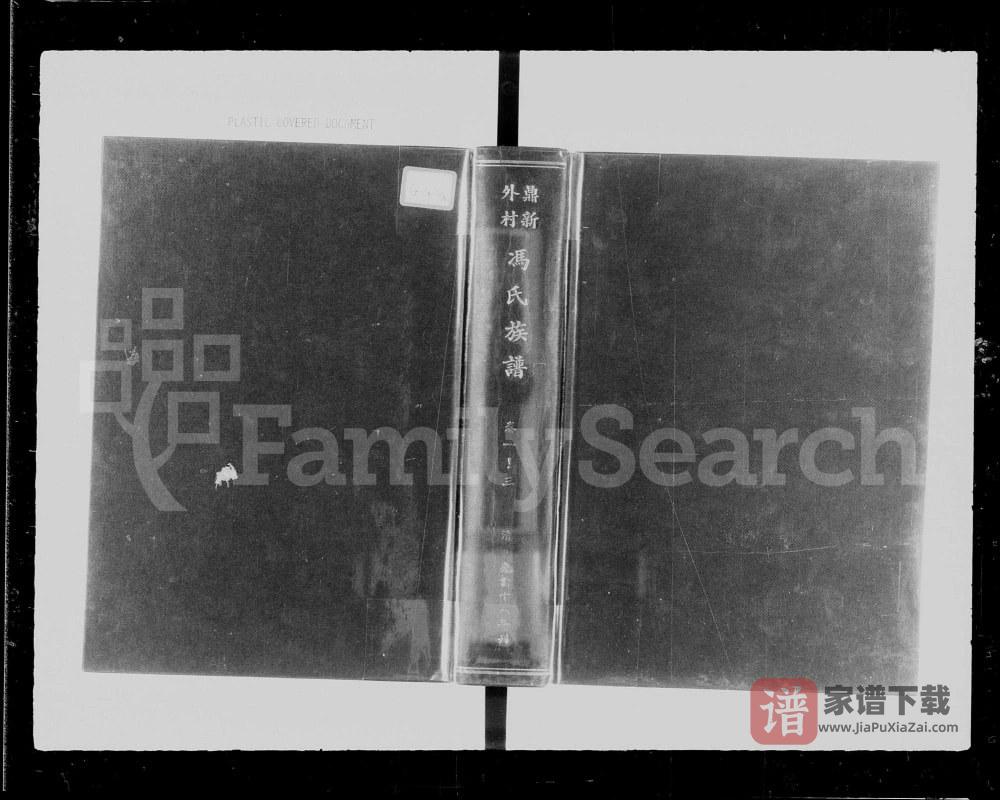 图片[1]-广东佛山顺德鼎新外村冯氏族谱PDF高清电子版下载-家谱下载