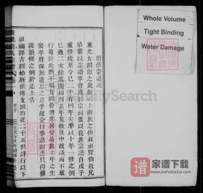 图片[2]-浙江丽水缙云盘溪胡氏宗谱（世德堂）PDF高清电子版下载-家谱下载