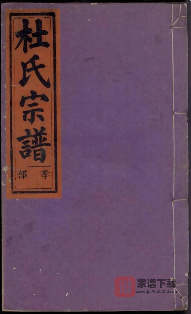 图片[1]-浙江丽水缙云京兆郡杜氏宗谱PDF高清电子版下载-家谱下载