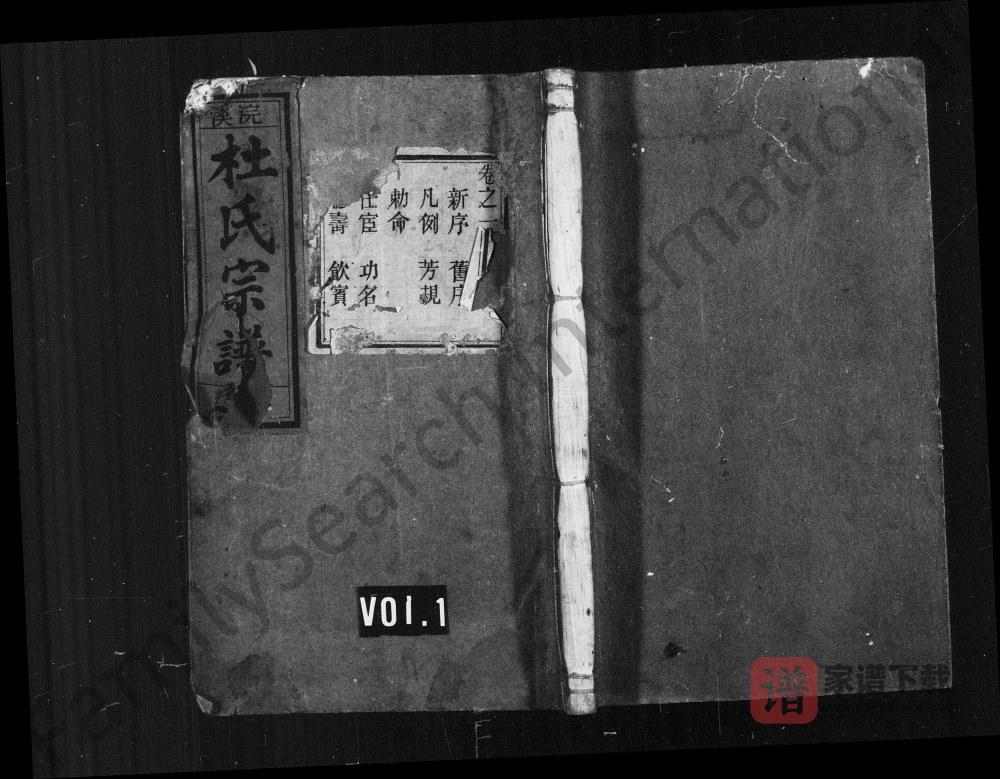 图片[1]-浙江丽水缙云浣溪杜氏宗谱PDF高清电子版下载-家谱下载