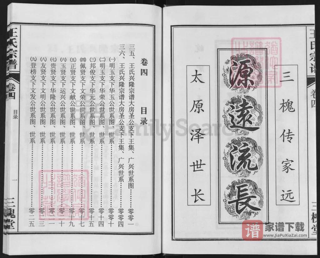 图片[2]-安徽合肥肥东王集王氏兴隆宗谱（三槐堂）PDF高清电子版下载-家谱下载