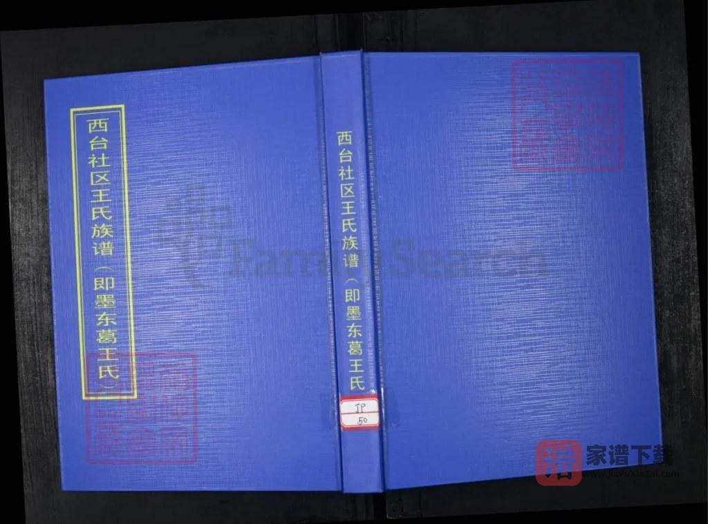 图片[1]-山东青岛即墨王氏族谱PDF高清电子版下载-家谱下载