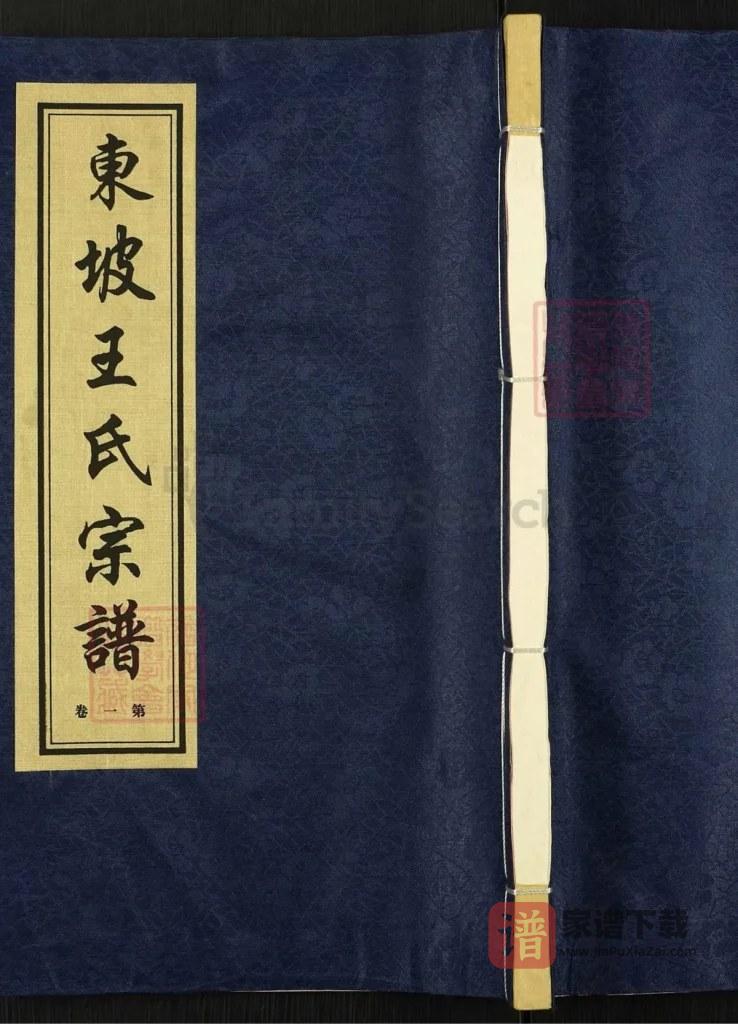 图片[1]-江苏溧阳东坡王氏宗谱（德厚堂）PDF高清电子版下载-家谱下载