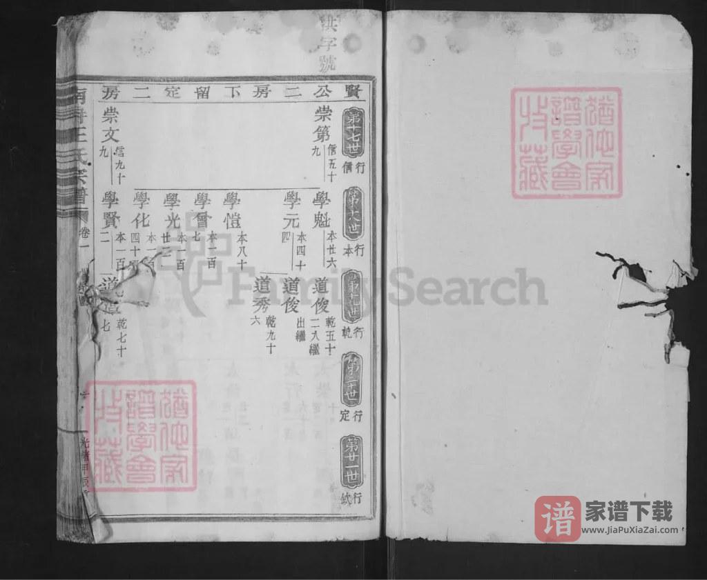 图片[2]-浙江新昌南屏王氏宗谱PDF高清电子版下载-家谱下载