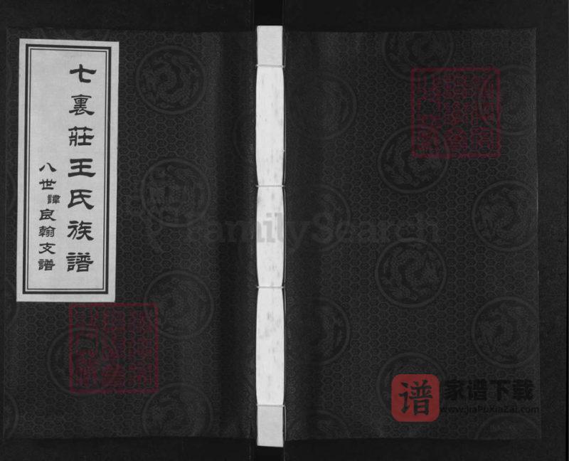 山东寿光七里庄王氏族谱八世讳良翰支谱PDF高清电子版下载-家谱下载