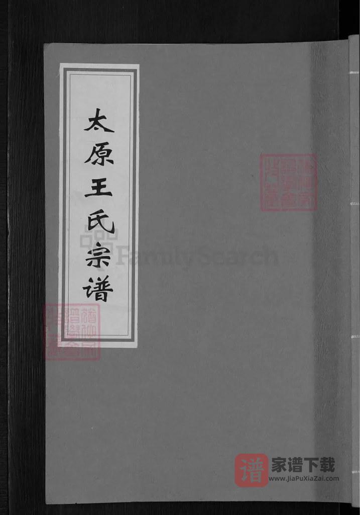 图片[1]-浙江杭州淳安凤林东山王氏宗谱PDF高清电子版下载-家谱下载