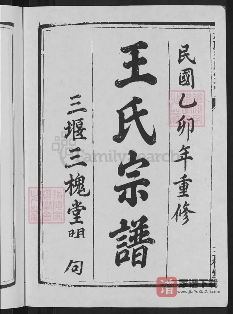 图片[2]-浙江杭州淳安凤林东山王氏宗谱PDF高清电子版下载-家谱下载