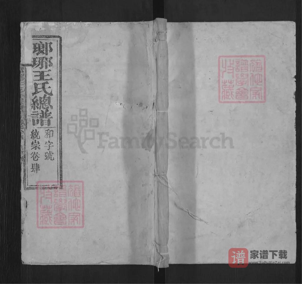 图片[1]-安徽潜山琅琊王氏宗谱（一本堂）PDF高清电子版下载-家谱下载