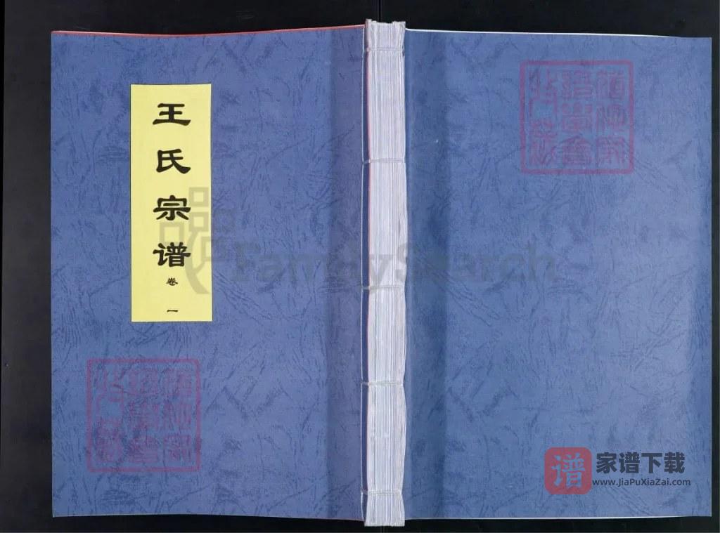 图片[1]-安徽合肥王氏宗谱（三槐堂，彦二）PDF高清电子版下载-家谱下载