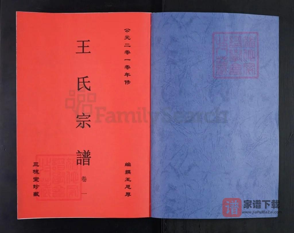 图片[2]-安徽合肥王氏宗谱（三槐堂，彦二）PDF高清电子版下载-家谱下载