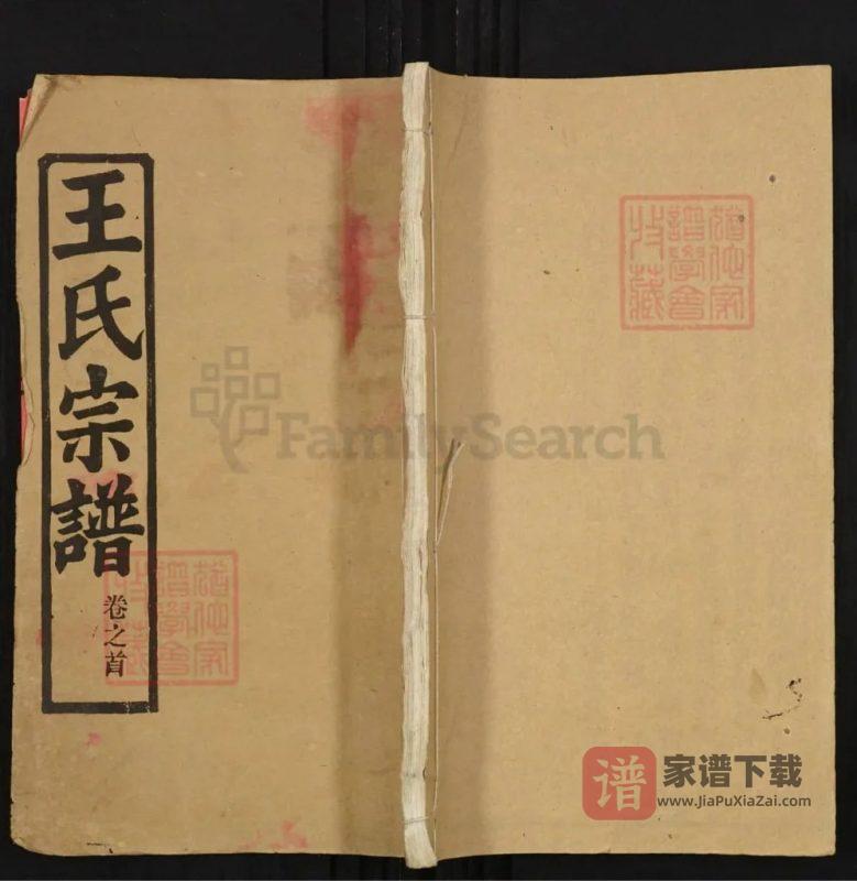 湖北鄂州王氏宗谱(槐荫堂)PDF高清电子版下载-家谱下载