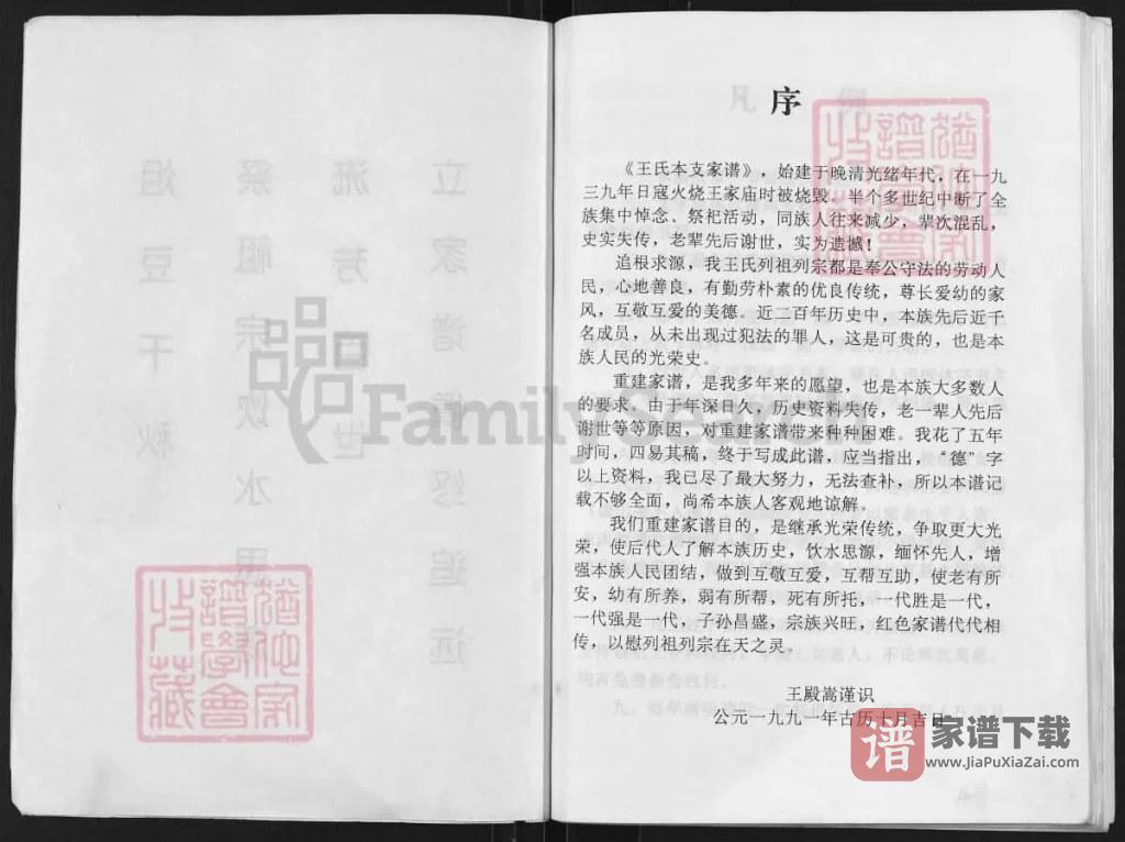 图片[2]-江苏高邮王氏本支家谱（三槐堂）PDF高清电子版下载-家谱下载