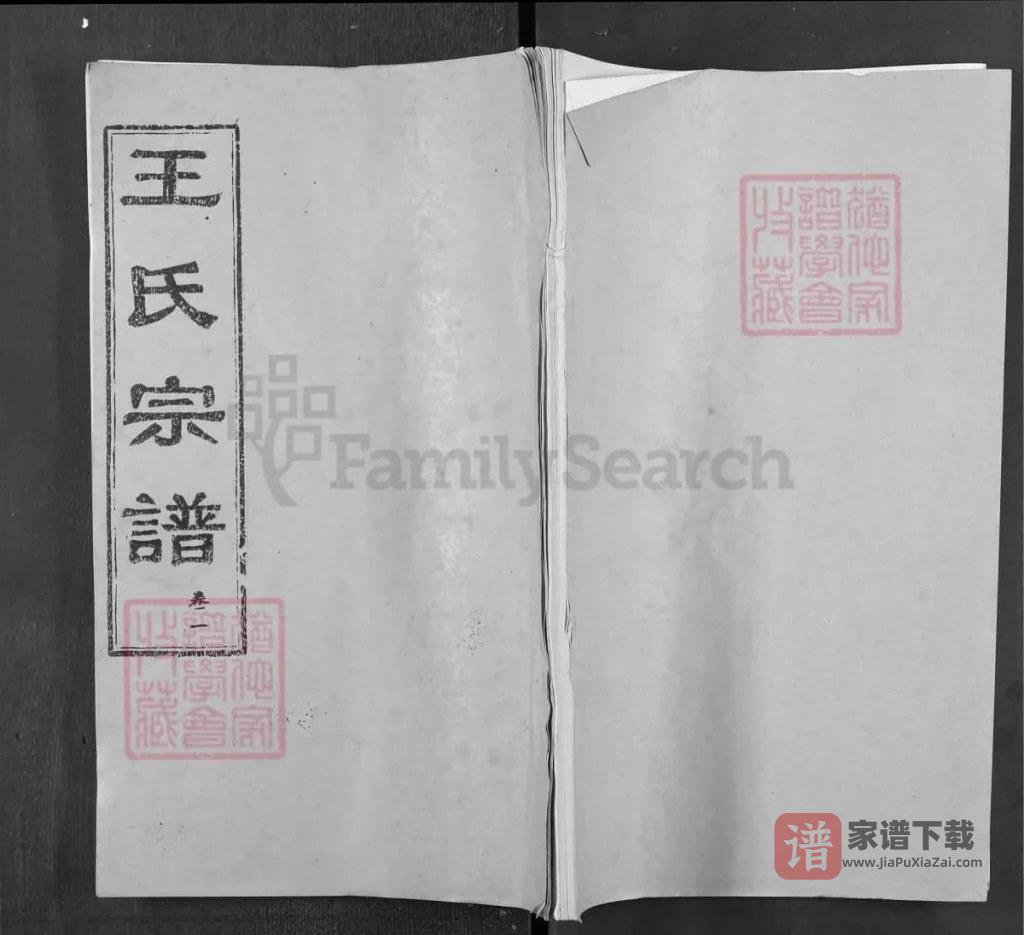 图片[1]-湖北黄冈市王氏宗谱（三槐堂）PDF高清电子版下载-家谱下载