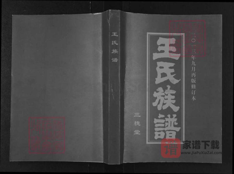 江苏宿迁王氏族谱（三槐堂）PDF高清电子版下载-家谱下载