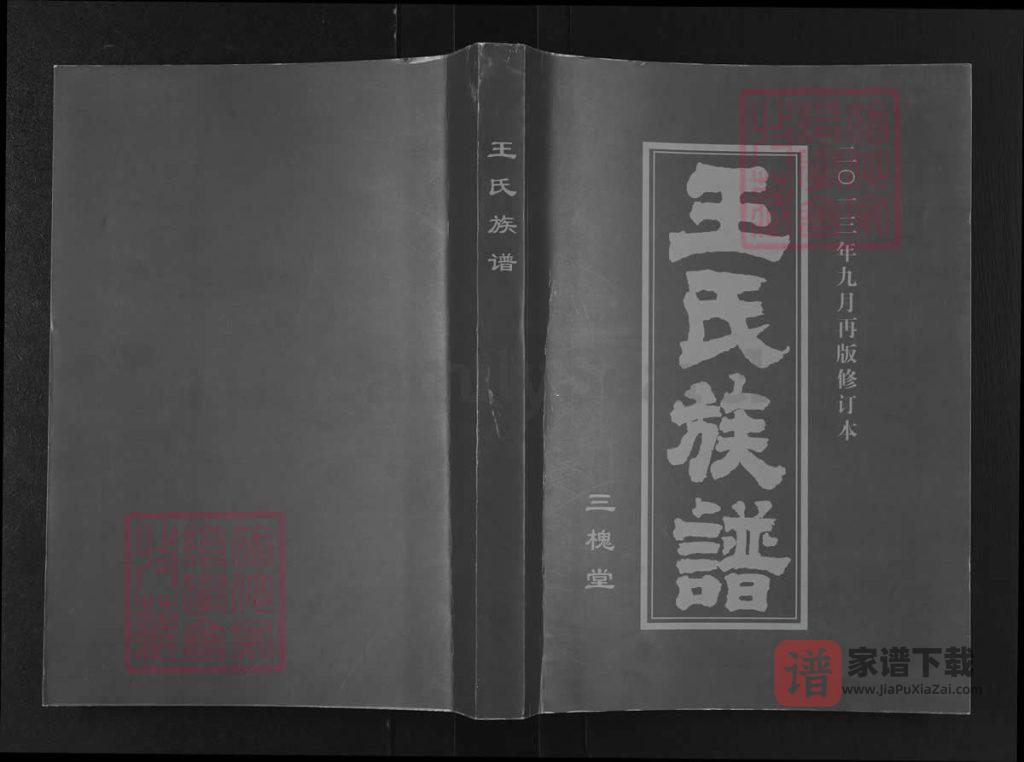 图片[1]-江苏宿迁王氏族谱（三槐堂）PDF高清电子版下载-家谱下载