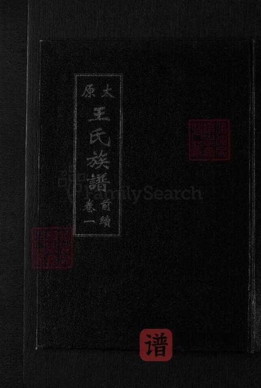 山东临清太原王氏族谱PDF高清电子版下载-家谱下载