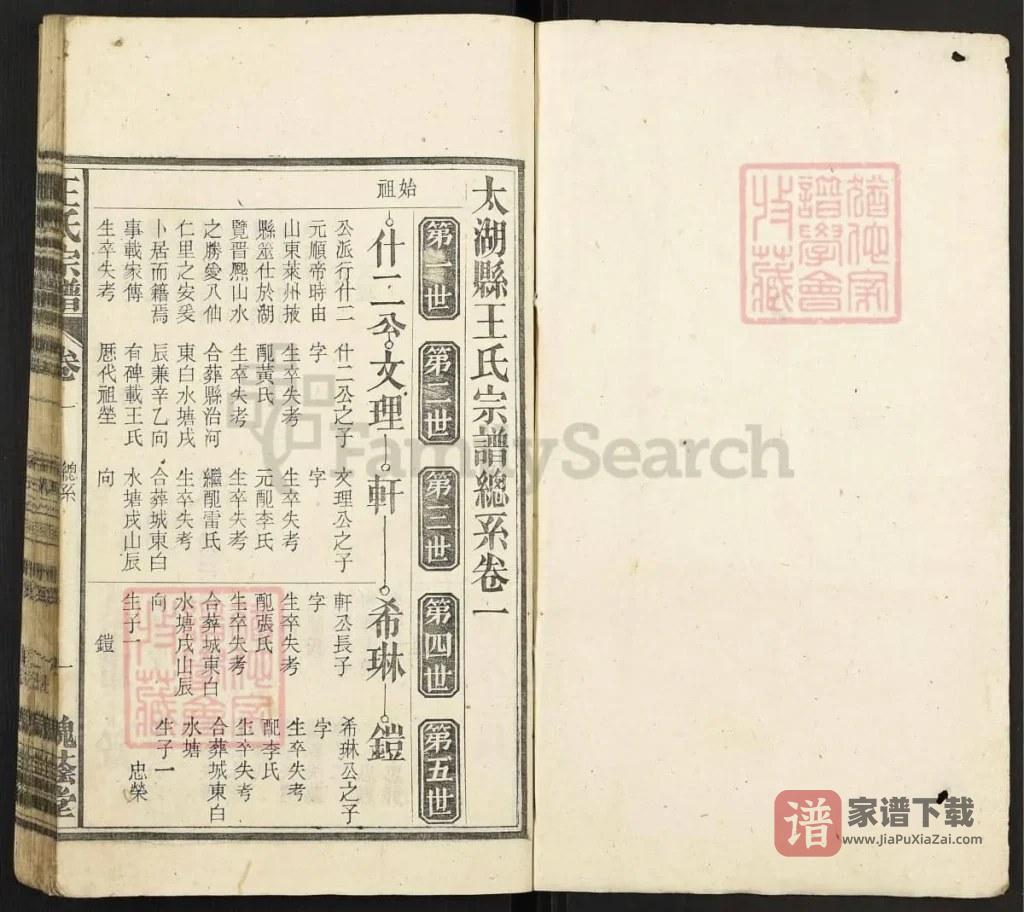 图片[2]-安徽安庆太湖王氏宗谱（槐荫堂）PDF高清电子版下载-家谱下载
