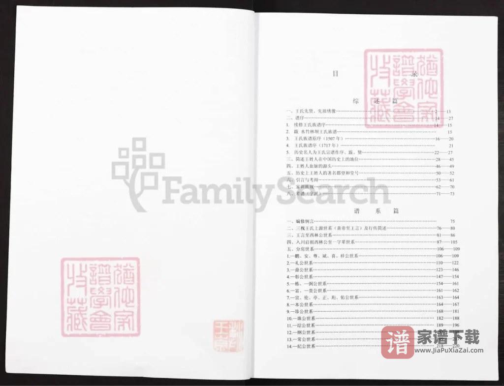 图片[2]-重庆潼南水竹林坝王氏家谱（三槐堂）PDF高清电子版下载-家谱下载