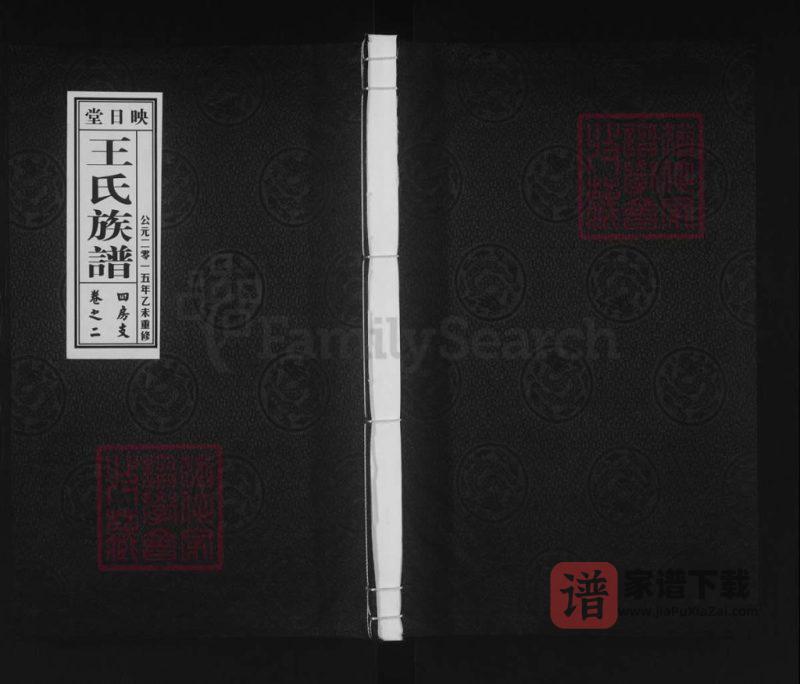 江苏泰兴王氏族谱（映日堂）PDF高清电子版下载-家谱下载