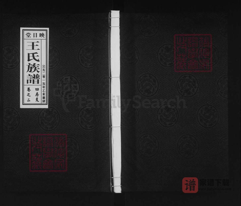 图片[1]-江苏泰兴王氏族谱（映日堂）PDF高清电子版下载-家谱下载