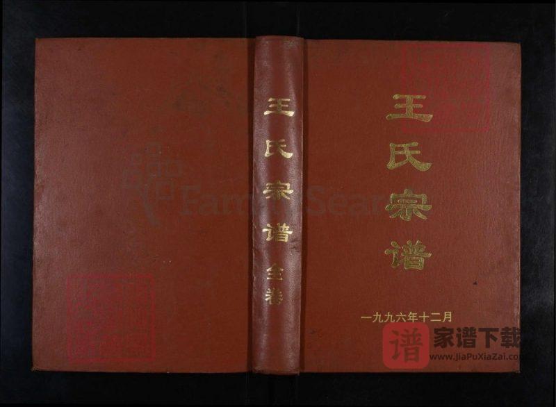 湖北武汉黄陂区王氏宗谱（三槐堂）PDF高清电子版下载-家谱下载