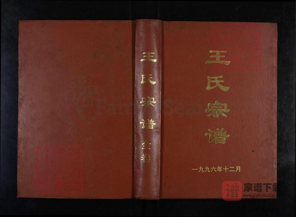 图片[1]-湖北武汉黄陂区王氏宗谱（三槐堂）PDF高清电子版下载-家谱下载