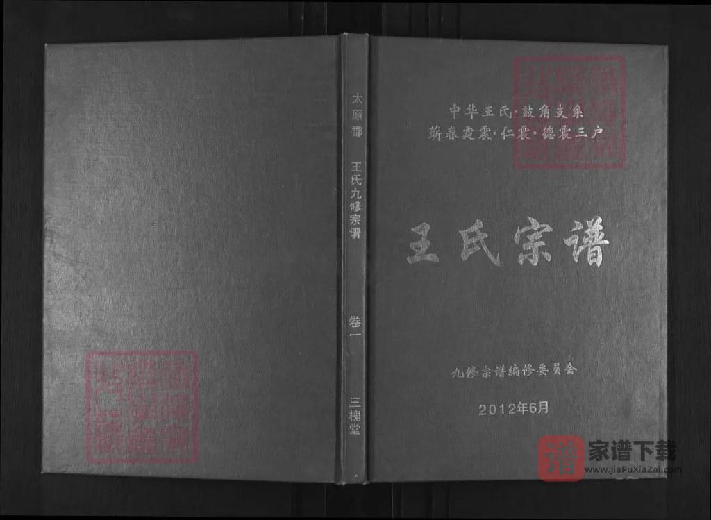图片[1]-湖北黄冈蕲春王氏宗谱黄梅鼓角支系（三槐堂）PDF高清电子版下载-家谱下载