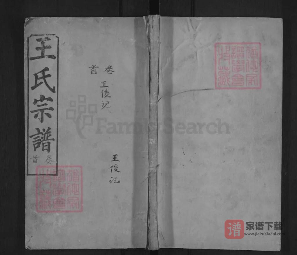 图片[1]-湖北麻城王氏宗谱（三槐堂）PDF高清电子版下载-家谱下载