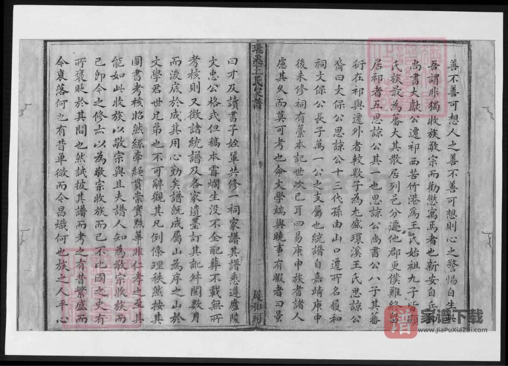 图片[2]-安徽黄山祁门环溪王氏家谱（履和堂）PDF高清电子版下载-家谱下载