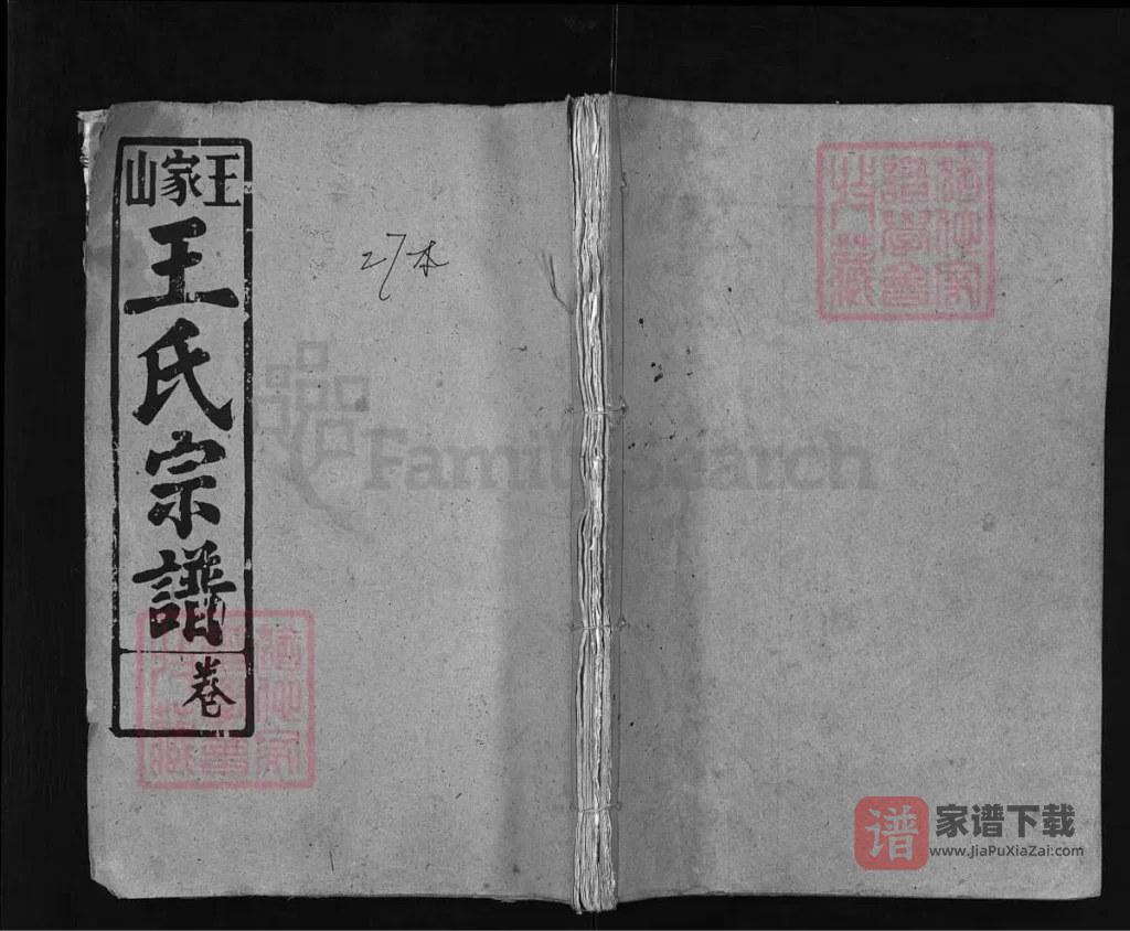 图片[1]-湖北黄冈蕲春古河分支王氏宗谱（三槐堂）PDF高清电子版下载-家谱下载
