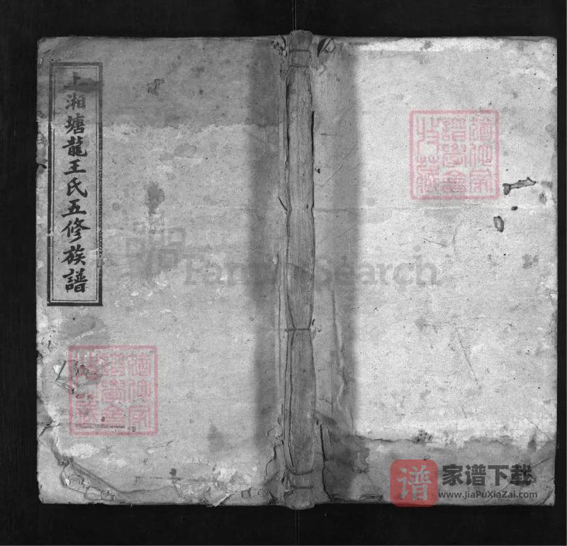 湖南湘乡上湘塘龙王氏五修族谱（三槐堂）PDF高清电子版下载-家谱下载