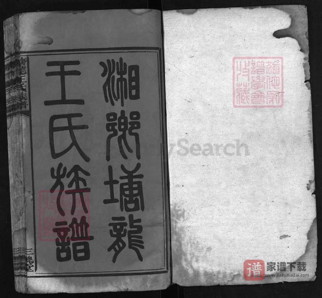 图片[2]-湖南湘乡上湘塘龙王氏五修族谱（三槐堂）PDF高清电子版下载-家谱下载