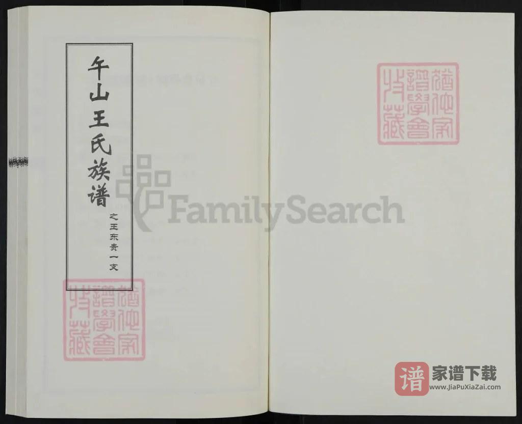 图片[2]-山东青岛即墨区午山王氏族谱之王东贵一支PDF高清电子版下载-家谱下载