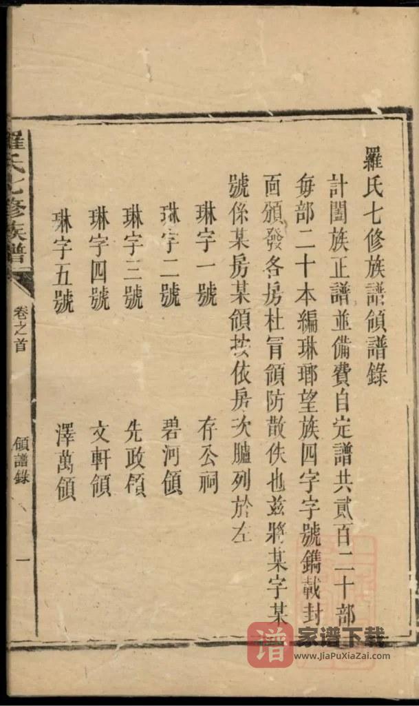 图片[2]-湖南罗氏七修族谱PDF高清电子版下载-家谱下载