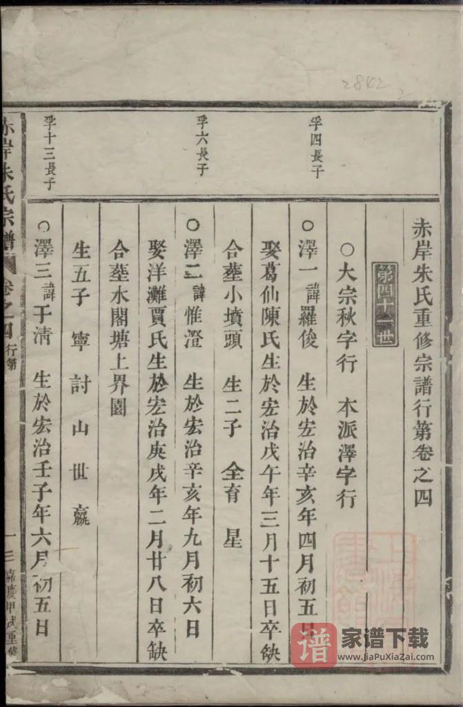 图片[2]-浙江义乌赤岸朱氏重修宗谱PDF高清电子版下载-家谱下载