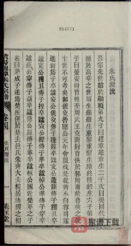 图片[2]-安徽芜湖南陵县紫阳龙潭朱氏宗谱（集注堂）PDF高清电子版下载-家谱下载